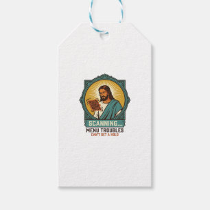 Jesus unscharfer QR-Code wird nicht scannen Menü T Geschenkanhänger