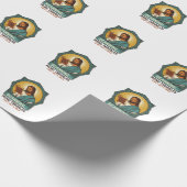 Jesus unscharfer QR-Code wird nicht scannen Menü T Geschenkpapier (Ecke)