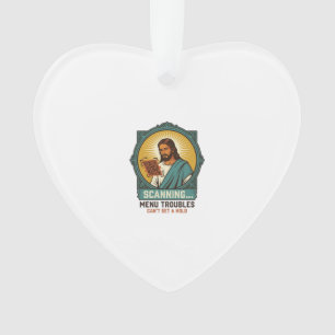 Jesus unscharfer QR-Code wird nicht scannen Menü T Ornament