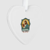 Jesus unscharfer QR-Code wird nicht scannen Menü T Ornament (Vorderseite)