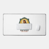 Jesus unscharfer QR-Code wird nicht scannen Menü T Schreibtischunterlage (Tastatur & Maus)
