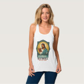 Jesus unscharfer QR-Code wird nicht scannen Menü T Tank Top (Vorderseite Vollansicht)