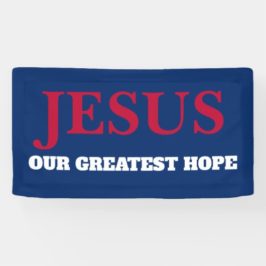 Jesus unser Bester Hoffnungsträger 2024 Banner (Horizontal)