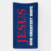 Jesus unser Bester Hoffnungsträger 2024 Banner (Vertikal)