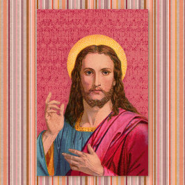Jesus unser Erretter: Herrliche Vintage Printmedie Poster