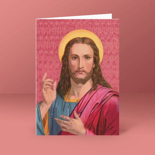 Jesus unsere geklappte Erlöskarte Karte