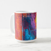Jesus unsere Hohepriester Abstrakte Kunst Kaffeetasse (Vorderseite Links)