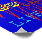 JESUS unsere LIFE LINIE Poster (Ecke)