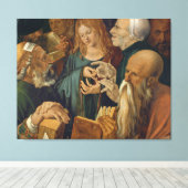 Jesus unter den Ärzten Leinwanddruck (Insitu (Holzboden))