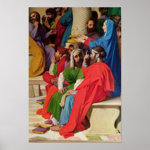 Jesus unter den Ärzten Poster