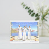 Jesus unter den Ärzten Postkarte (Stehend Vorderseite)