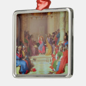 Jesus unter den Doktoren, 1862 Silbernes Ornament (Links)