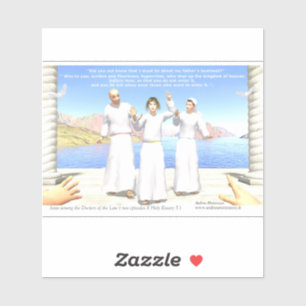 Jesus unter den Gesetzeslehrern (zwei Episoden) Aufkleber