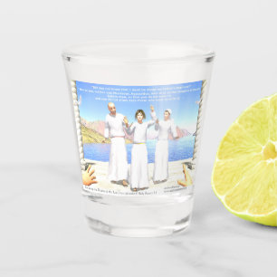 Jesus unter den Gesetzeslehrern (zwei Episoden)  Schnapsglas