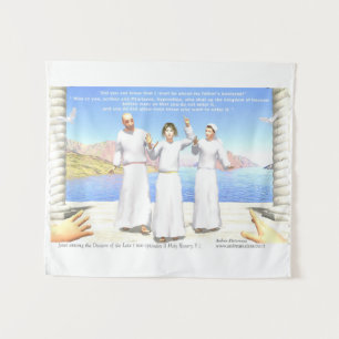 Jesus unter den Gesetzeslehrern (zwei Episoden)  Wandteppich