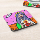 Jesus-Untersetzer Getränkeuntersetzer (Linke Seite)