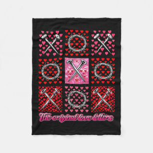 Jesus Valentine Xoxo die Original Liebe Buchstaben Fleecedecke