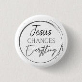 Jesus verändert alles button (Vorderseite)