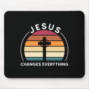 Jesus verändert alles Jesus-Auftritt  Mousepad