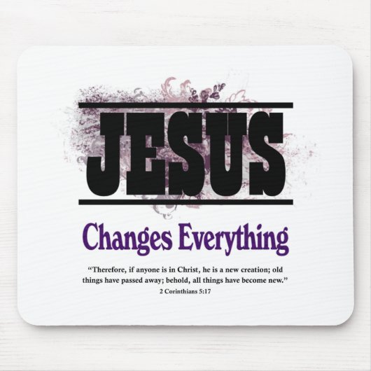 Jesus verändert alles mousepad (Vorne)