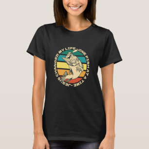 Jesus veränderte mein Leben, einen Fisch nach dem T-Shirt