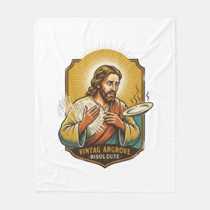 Jesus verbrannte Finger beim Herausnehmen des Tell Fleecedecke