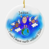 Jesus Vergewaltigung Keramik Ornament (Hinten)