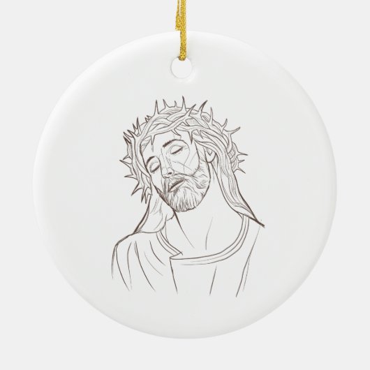 Jesus vergibt Ornament (Hinten)