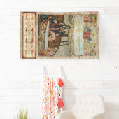 Jesus verkleidet Turin und Abstieg vom Kreuz Banner (Insitu)