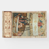 Jesus verkleidet Turin und Abstieg vom Kreuz Banner (Horizontal)