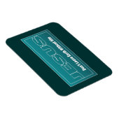 JESUS Verlasse die Erde nicht ohne ihn Magnet (Rechte Seite)