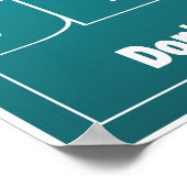 JESUS Verlasse die Erde nicht ohne ihn Poster (Ecke)