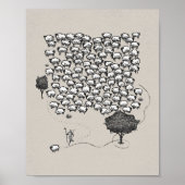 Jesus Verlasst die 99 - Der gute Hirte Poster (Vorne)