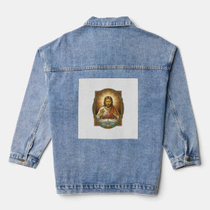 Jesus verlor Kontaktlinse im Badezimmer Waschbecke Jeansjacke