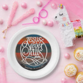 JESUS versage nie Pappteller (Party)