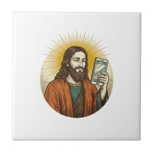 Jesus versehentlich Video anstatt Foto Kamera Fai Fliese