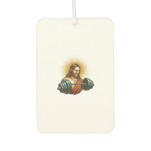 Jesus versehentlich zu viel Gewicht hinzufügen Fit Autolufterfrischer