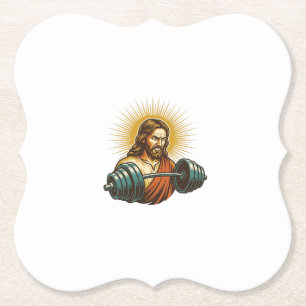 Jesus versehentlich zu viel Gewicht hinzufügen Fit Untersetzer