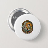 Jesus versehentlicher 100 Farbdrucke Druckerfehler Button (Vorne & Hinten)