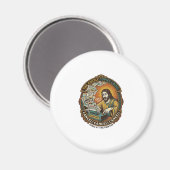 Jesus versehentlicher 100 Farbdrucke Druckerfehler Magnet (Vorderseite/Rückseite)