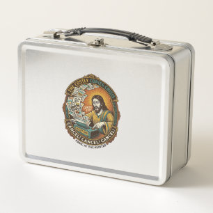 Jesus versehentlicher 100 Farbdrucke Druckerfehler Metall Brotdose
