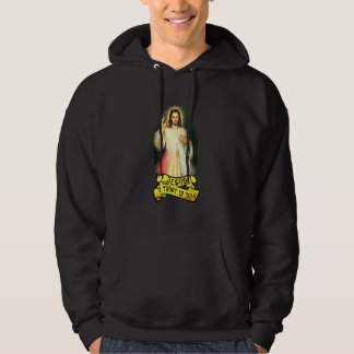 Jesus vertraue ich dir katholischen Menschen Hoodie