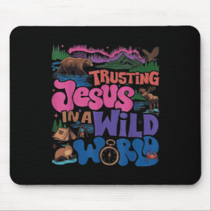 Jesus Vertrauen in einer verrückten Welt Vbs 2025 Mousepad