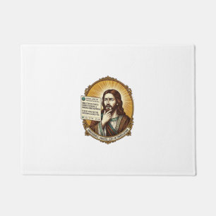 Jesus verwirrt Auto-Übersetzung Post fehlgeschlage Fußmatte