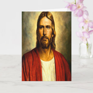 Jesus Vintage-Grußkarte Karte