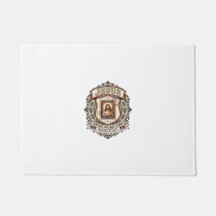 Jesus Vintage-Postage-Stempel Jesus Vintage-Postag Fußmatte