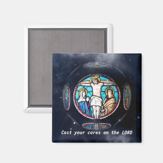 Jesus Vintager Stil Magnet (Vorderseite/Rückseite)
