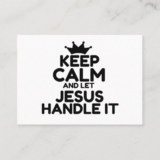 JESUS VISITENKARTE (Vorderseite)