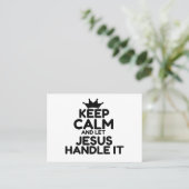 JESUS VISITENKARTE (Stehend Vorderseite)