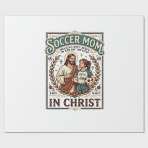 Jesus Volleyball Softball Fußball Vintage-Shirt Ch Geschenkpapier